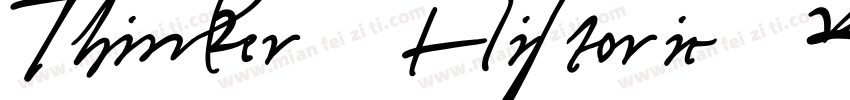 Thinker Historic Regular字体转换
